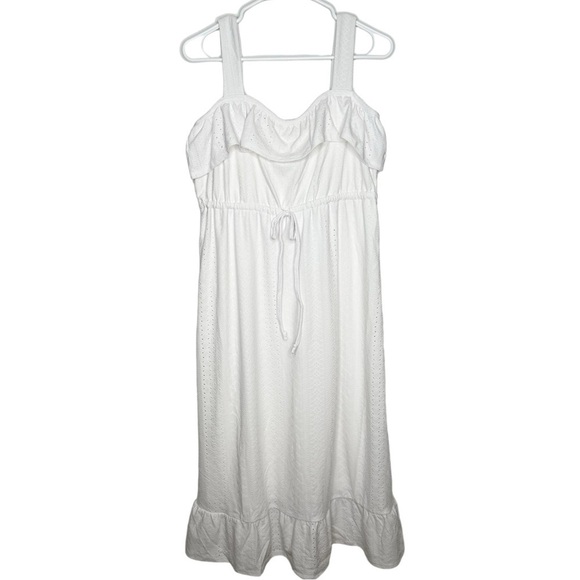 Alyson Parker Dresses & Skirts - NWT Alyson Parker White Strappy Maxi Dress Size Large